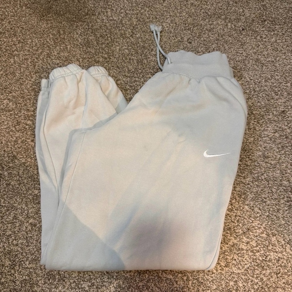 Nike Light Gray/blue Joggers